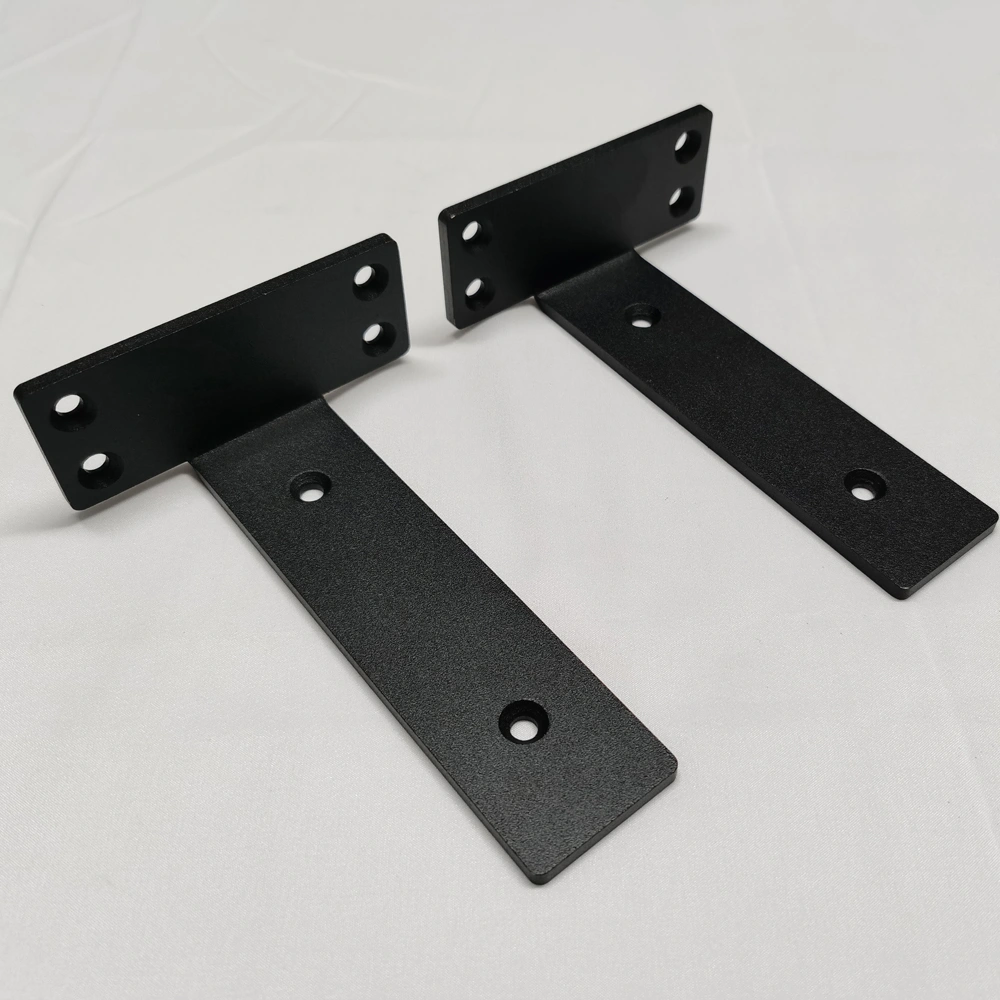 Black Steel Shelf Bracket for Wood Shelving - Buy black steel shelf bracket, black metal brackets, black metal wall brackets Product on Surealong