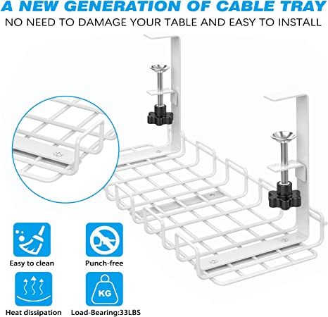 Under Desk Basket Wire Tray - Buy desk cable basket, under desk wire basket, under desk basket tray Product on Surealong