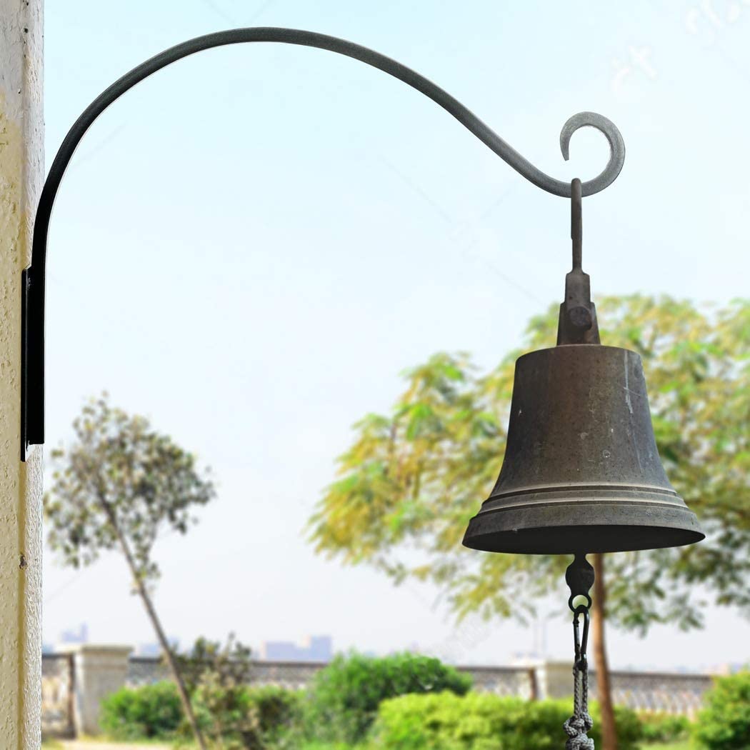 Wall mounted plant hanger bracket holder
