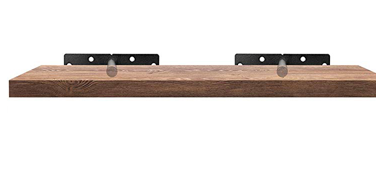 Heavy duty floating shelf brackets