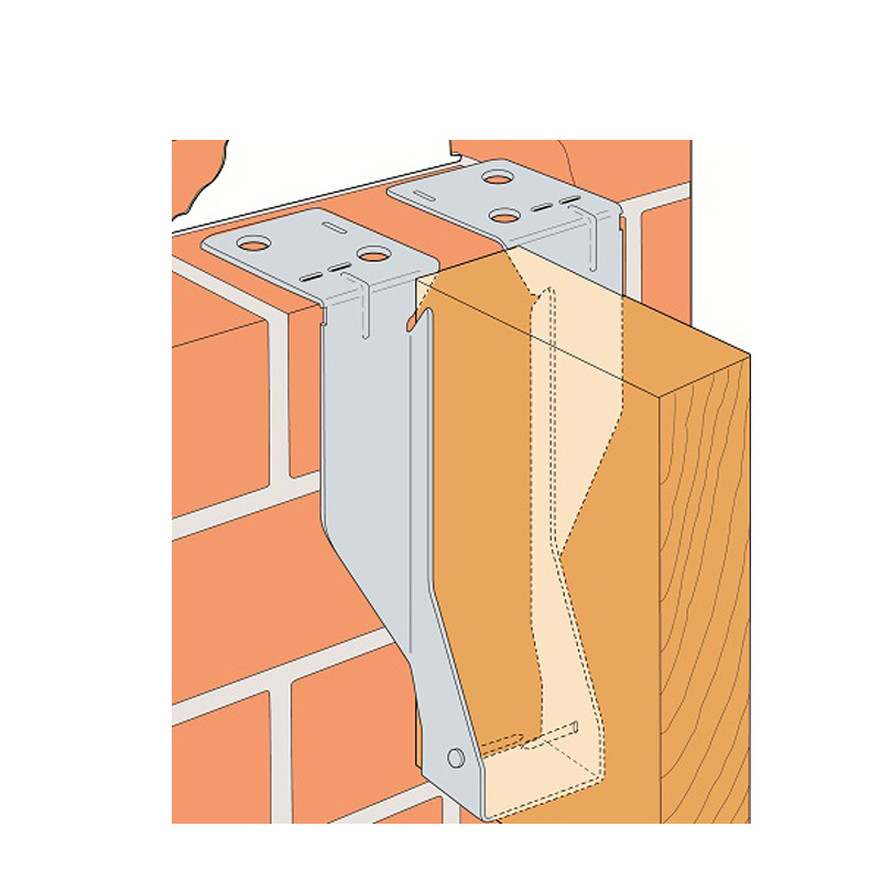 galvanized joist hangers is designed for joist-to-header installation in wood-framed constructions