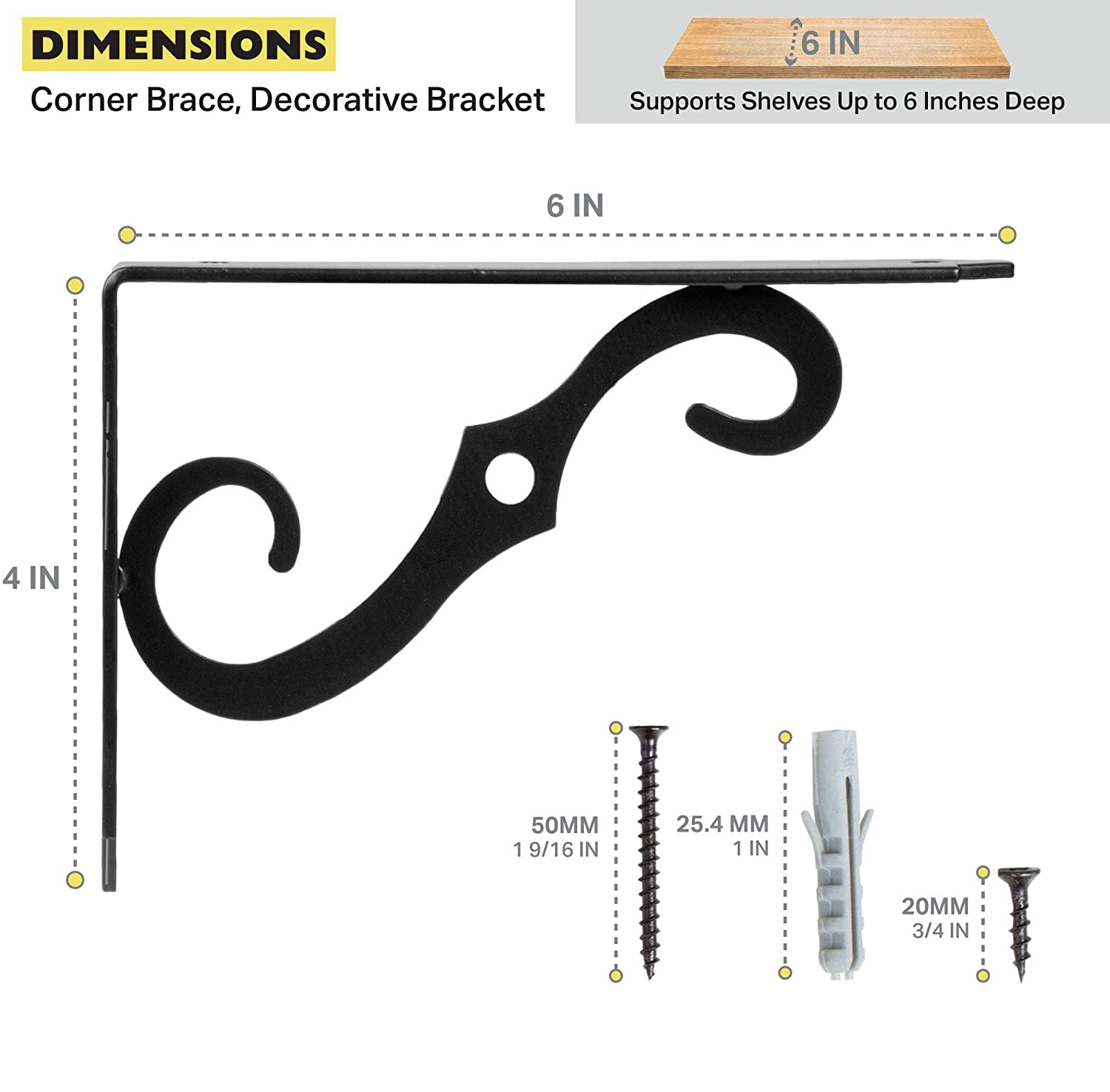Heavy Duty Decorative Black Steel Corner Shelf  Brackets - Buy decorative steel shelf brackets, decorative cast iron corner brackets, decorative shelf hardware Product on Surealong