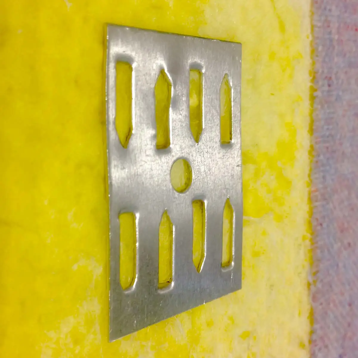 impaling clips for acoustic panels are used to easily attach Acoustic Panels