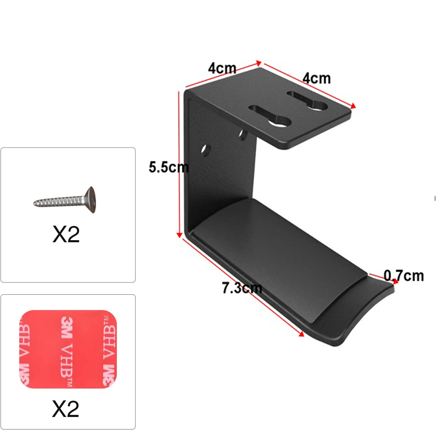 under desk headphone hanger