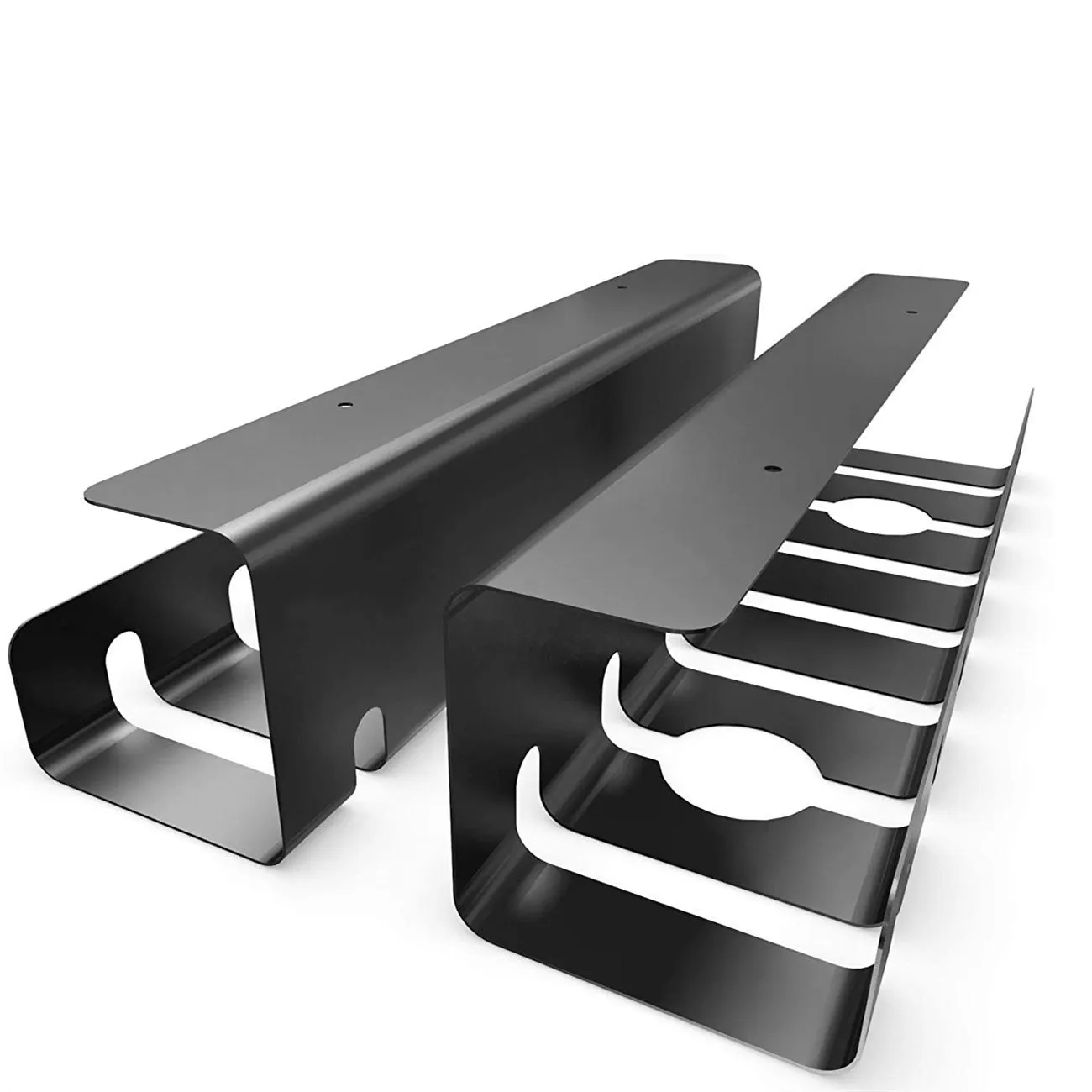tray cable connectors for desk organizer