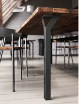our engineers designed some metal table leg and metal furniture legs for the European market and the North American market based on our experience and technology