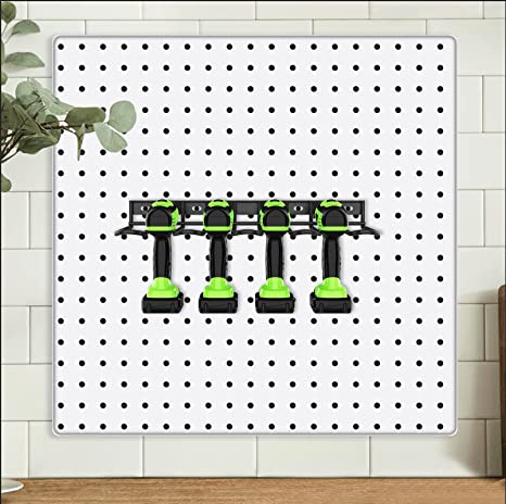 Heavy duty power tool wall organizer with powder coating