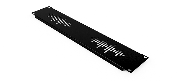 Black Flanged Metal Rack Panels