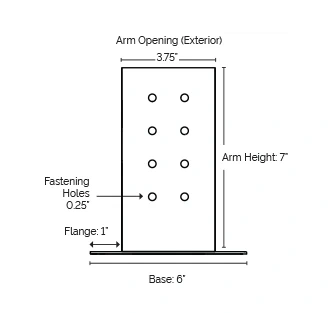 Pergola Post Base And Wall Mount Bracket for 4x4 Wood Posts - Buy decorative pergola post base, best post base for pergola, 4x4 pergola post base Product on Surealong