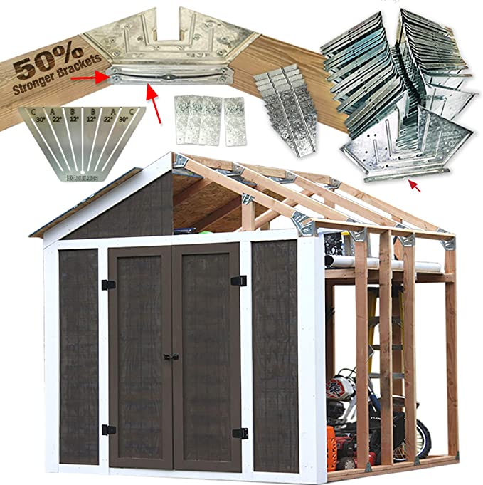 Custom Shed Kit with Barn Roof
