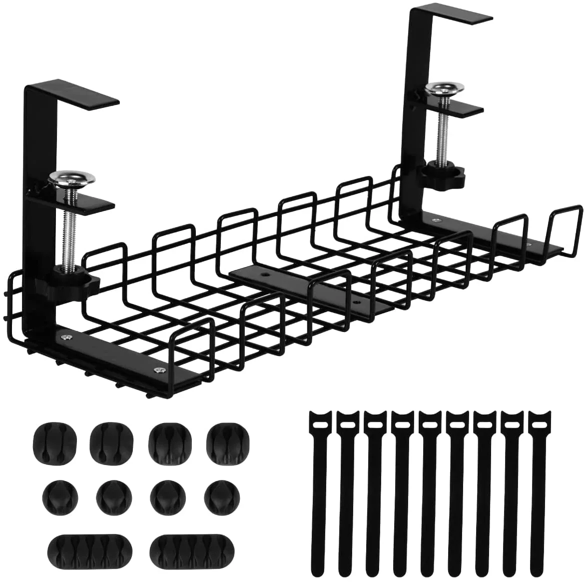Buy cable tray under desk,desk cable management tray on Surealong