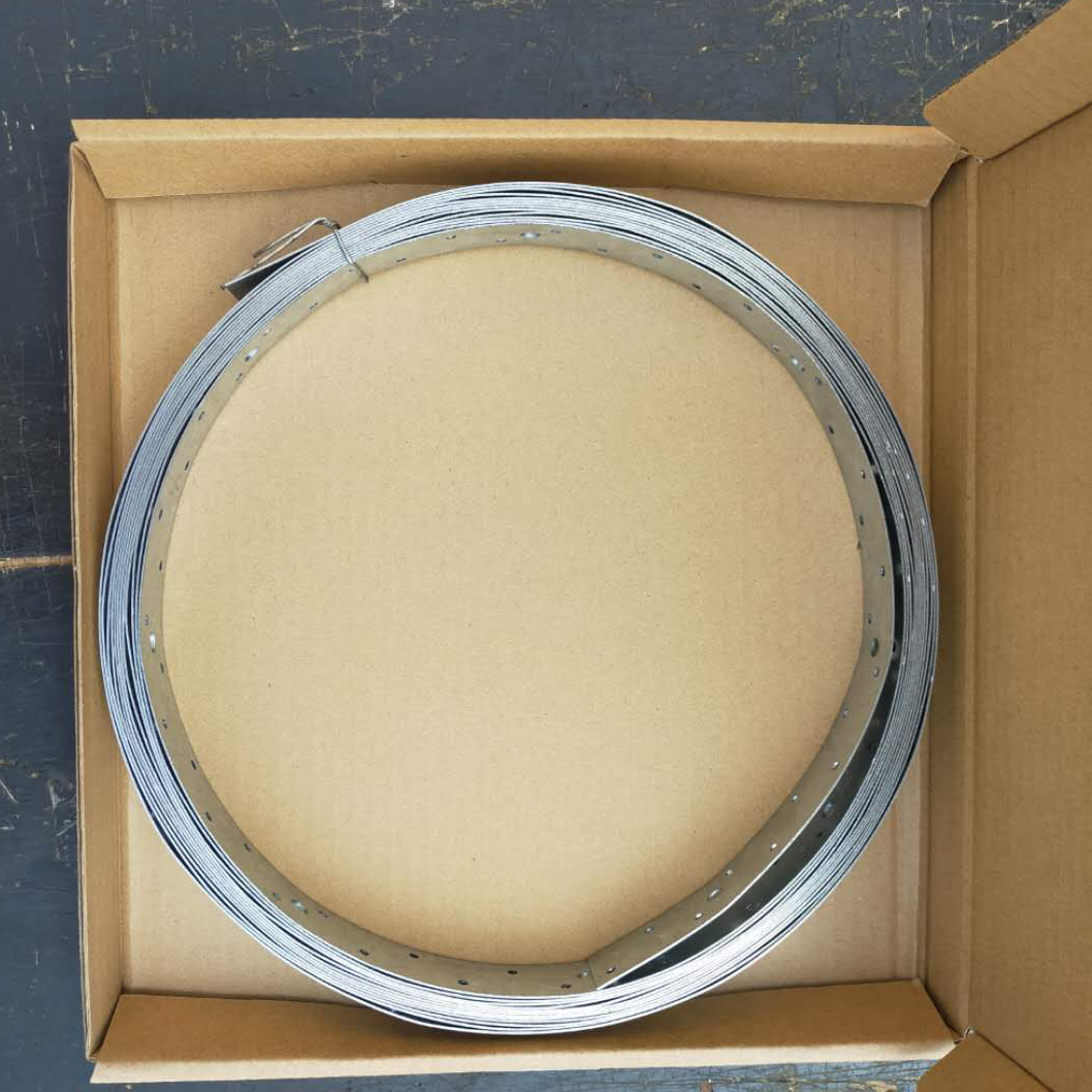 Strip Brace is supplied in 10m, 15m and 30m coils for use as bracing or in short lengths as a jointing material.