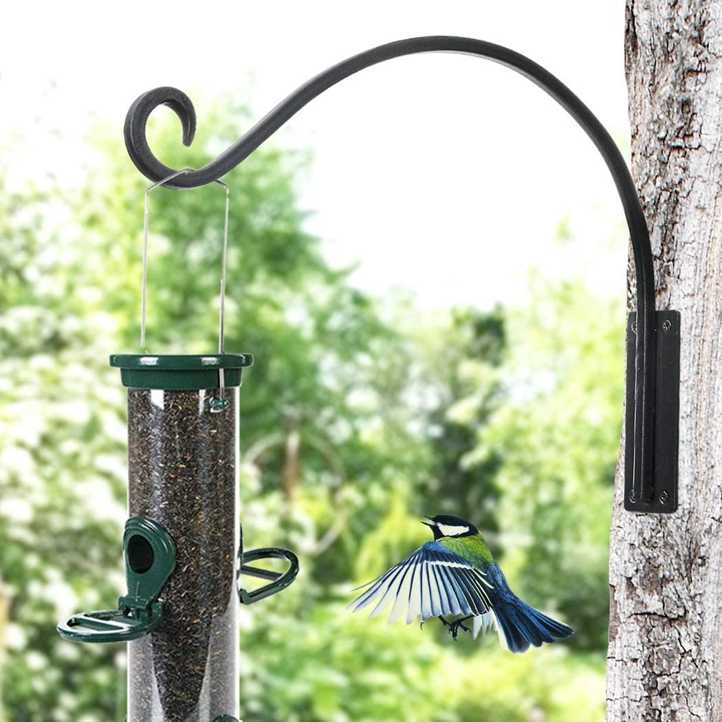 Wall mounted plant hanger bracket holder