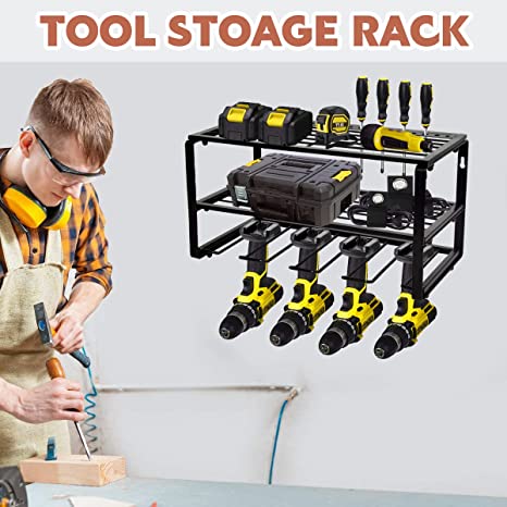 Heavy duty cordless drill storage rack from China factory