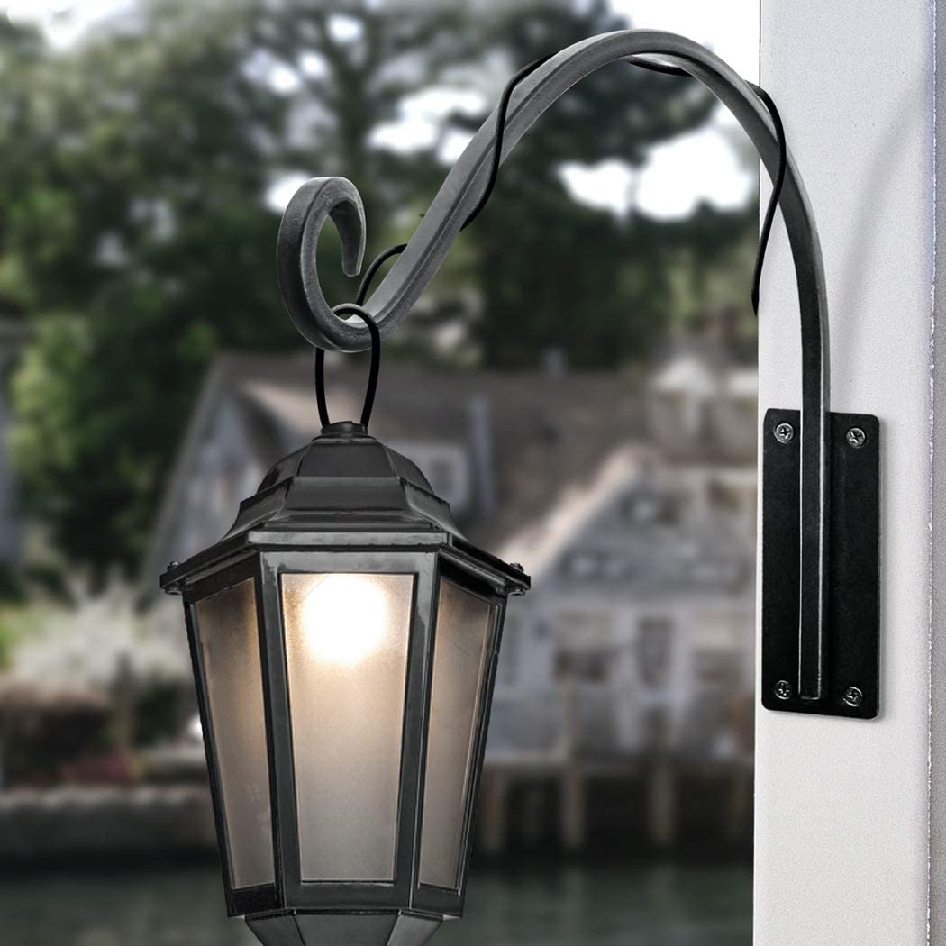 Wall mounted plant hanger bracket holder