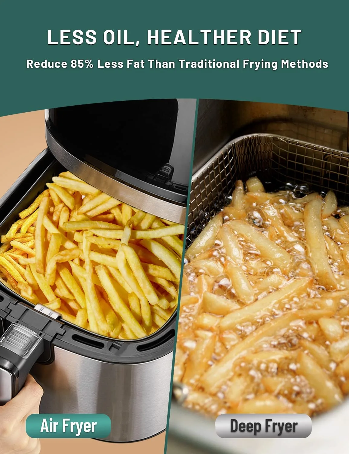 8 in 1 Electric Hot Air Fryer 3