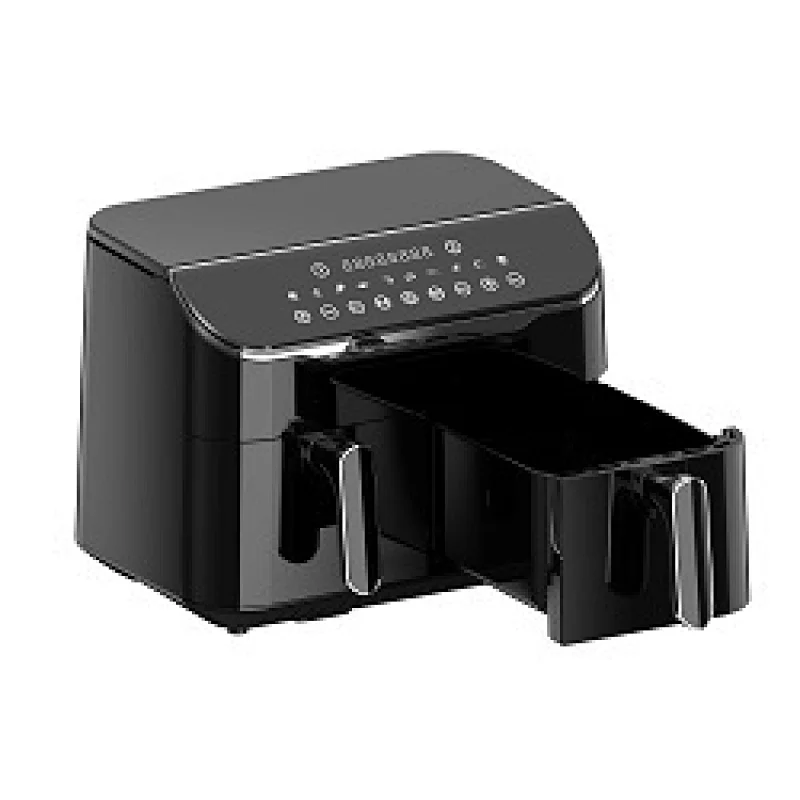 Electric digital Dual air fryer with each pot 4L total