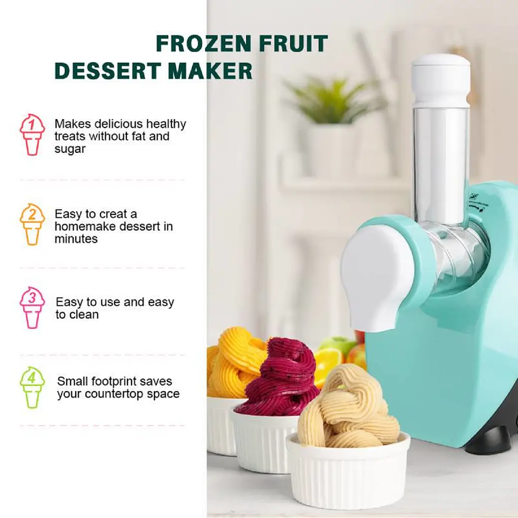 Healthy Frozen Fruit Dessert Maker