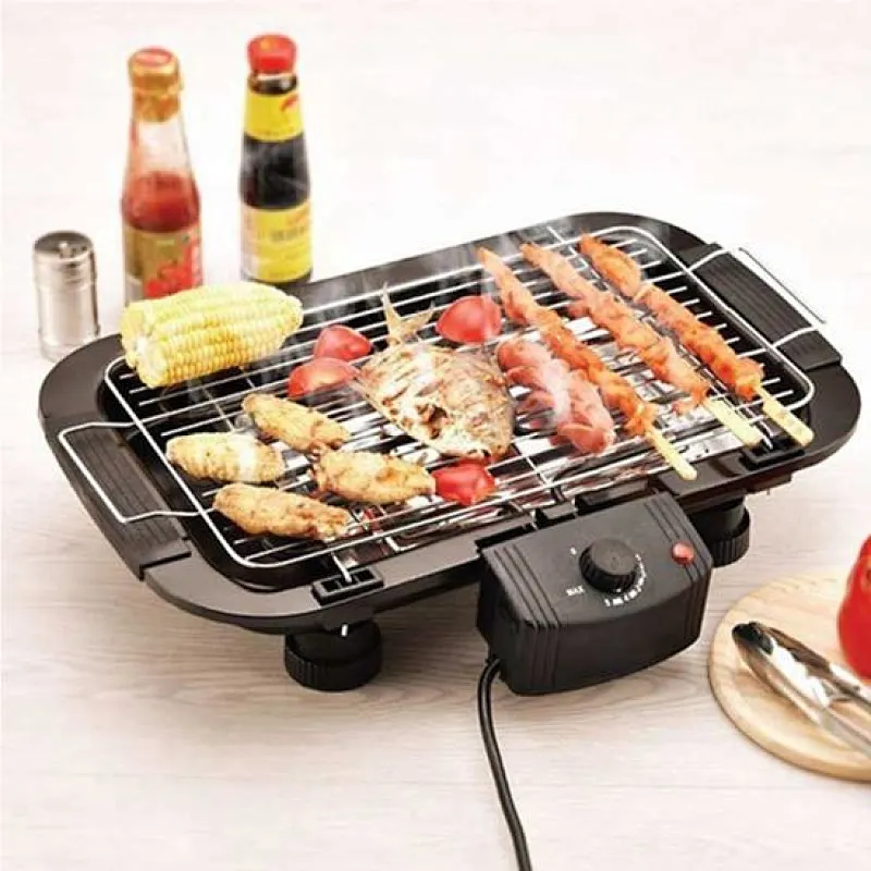 Electric table barbecue grill