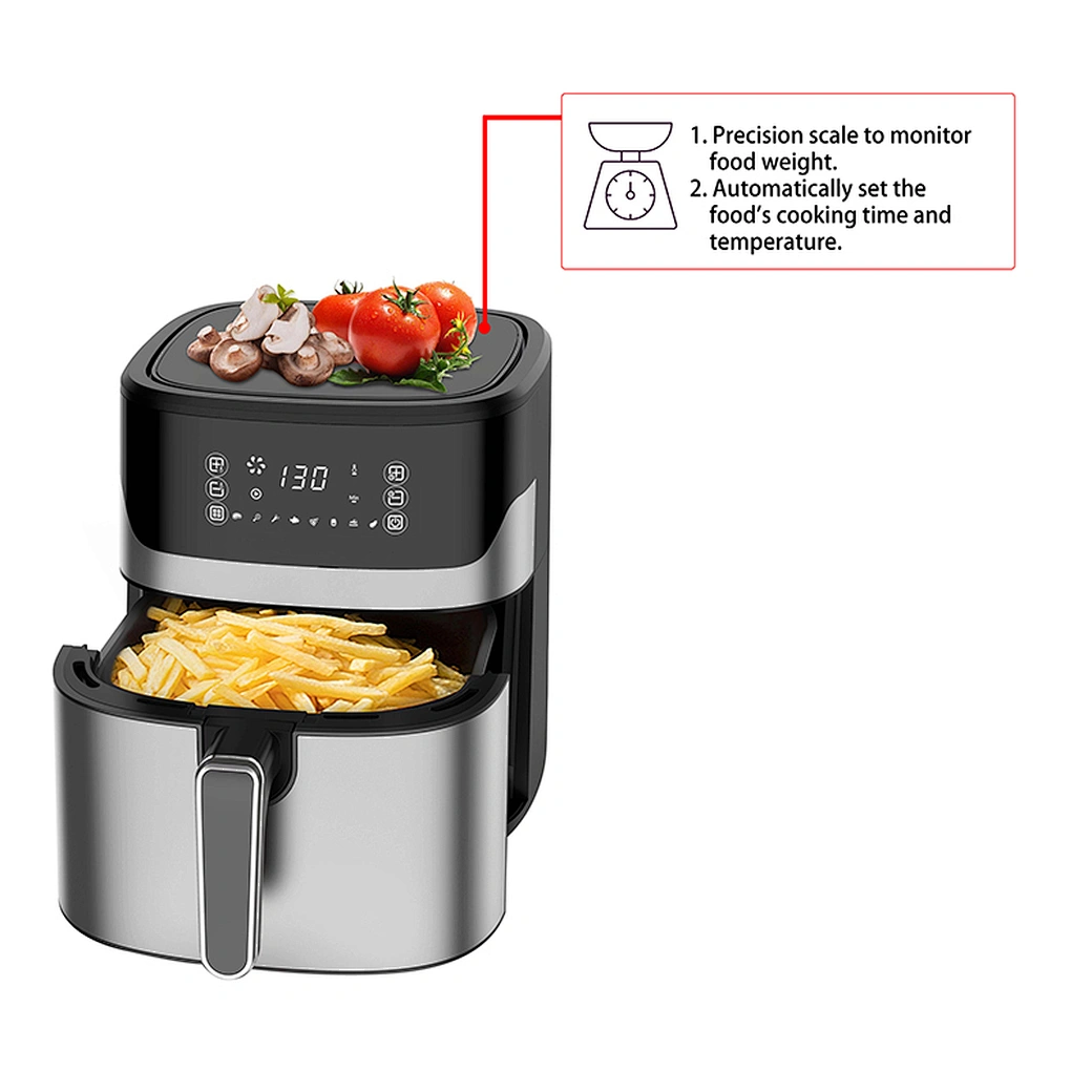 digital air fryer with scale