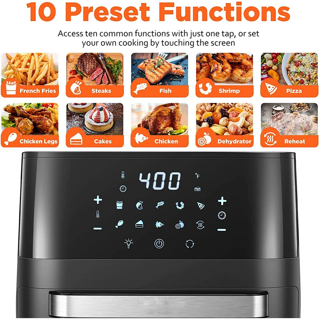 Large Capacity Oilless Hot Air Fryer
