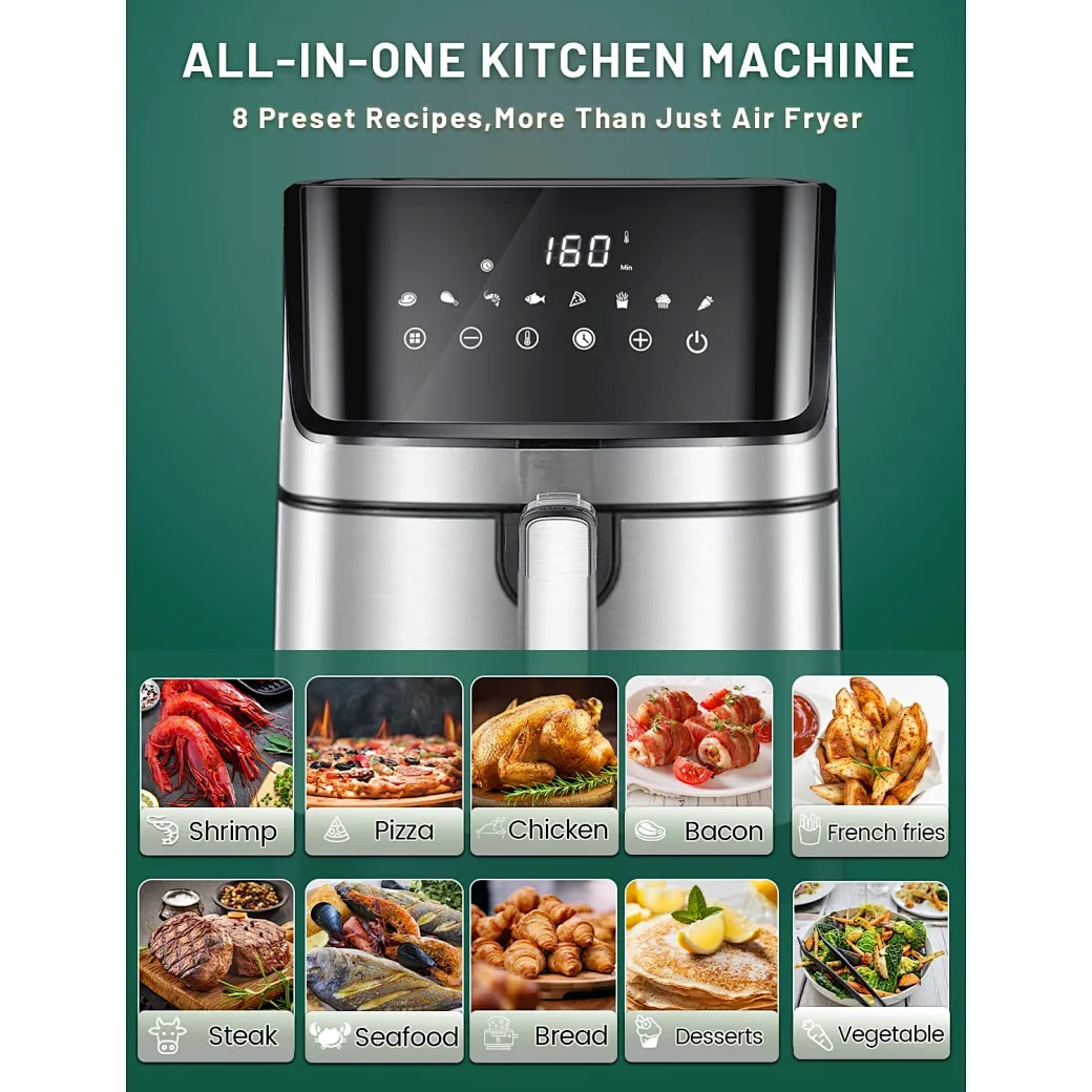8 in 1 Electric Hot Air Fryer