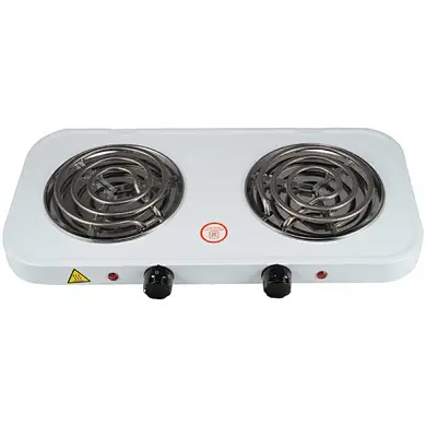 white new double electric stove