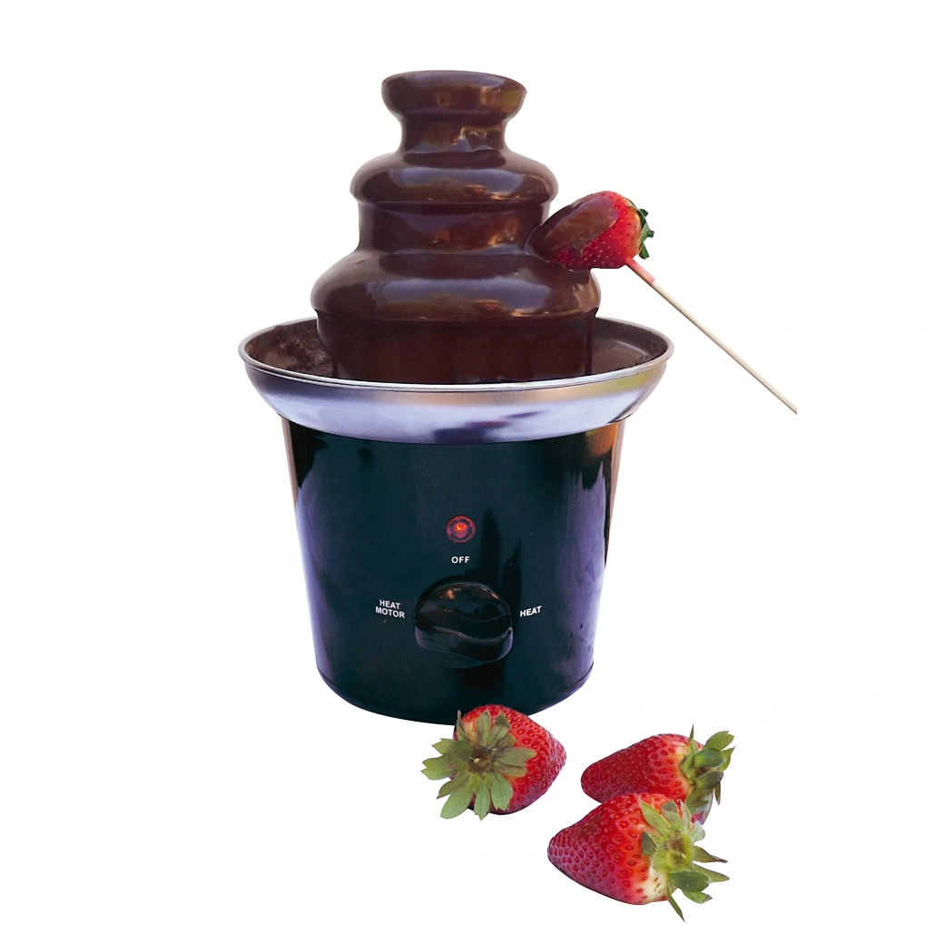 3 Tiers mini chocolate fondue fountain for party