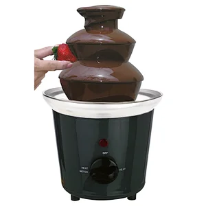 3 Tiers mini chocolate fondue fountain for party