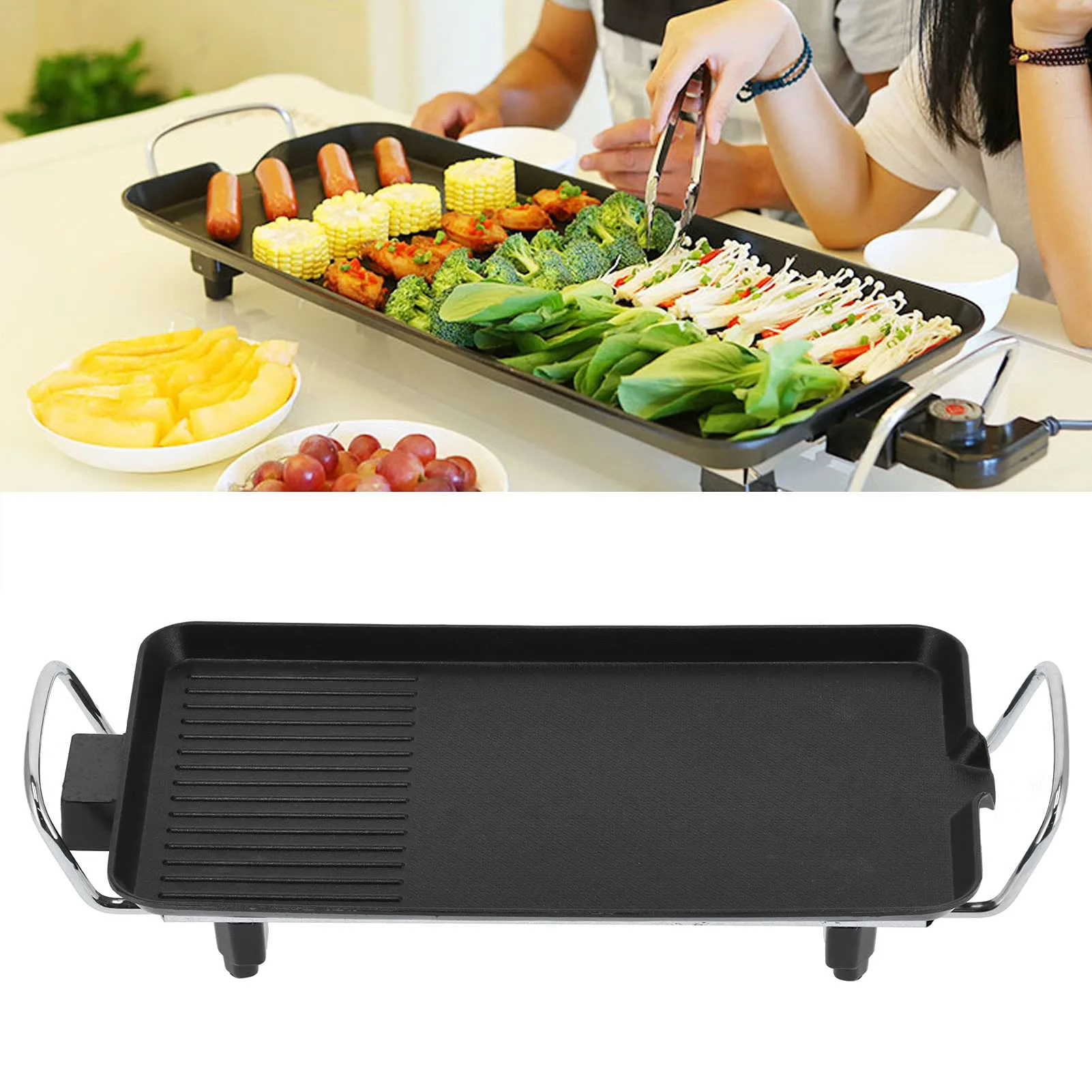 3 in 1 detachable electric grill