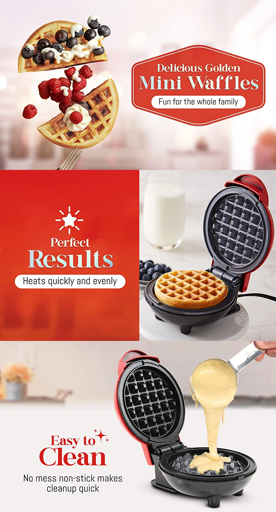 mini waffle maker