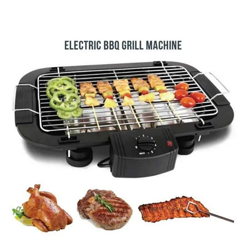 Electric table barbecue grill