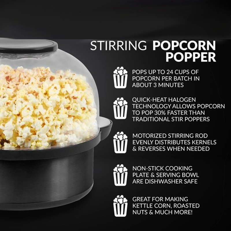Stir-pop Popcorn Maker