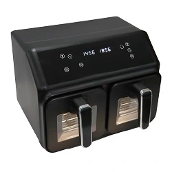 Electric Dual air cooker fryer digital with window