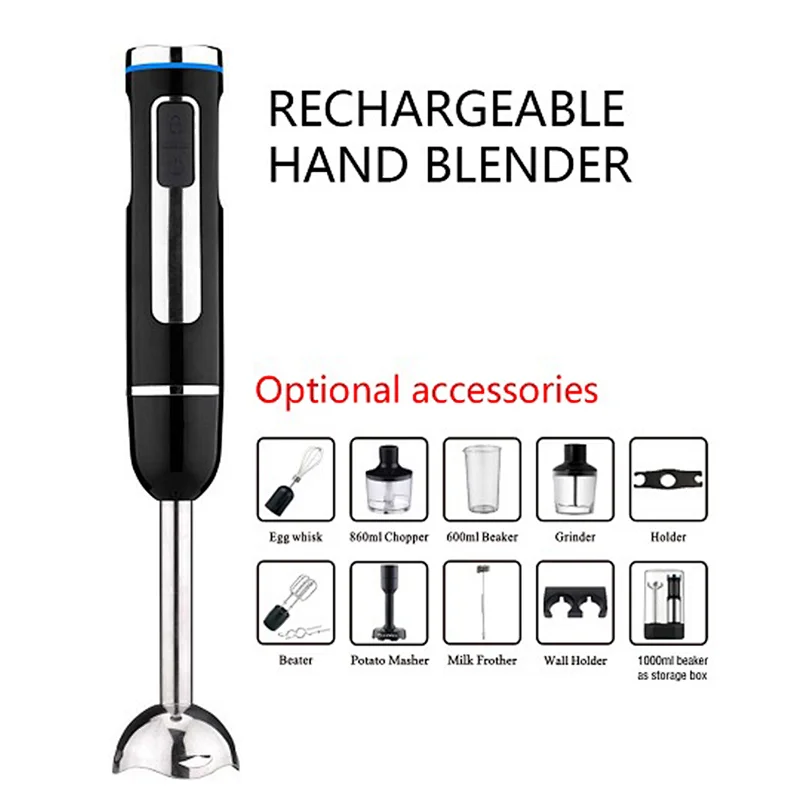rechargeable hand blender