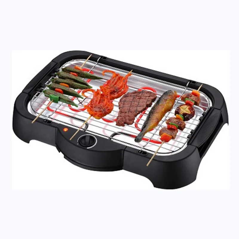 Electric table barbecue grill