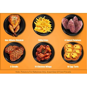 9 Quart 8 in 1 Dual Basket Air Fryer