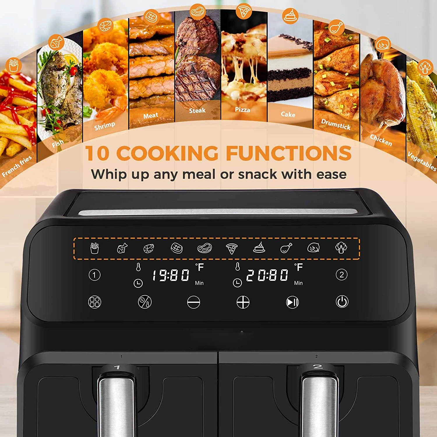 air fryers dual basket