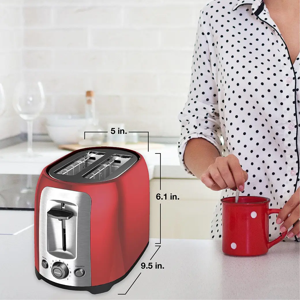red bread toaster