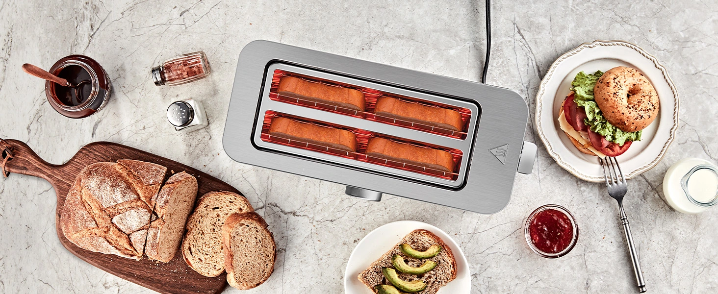 easy clean toaster