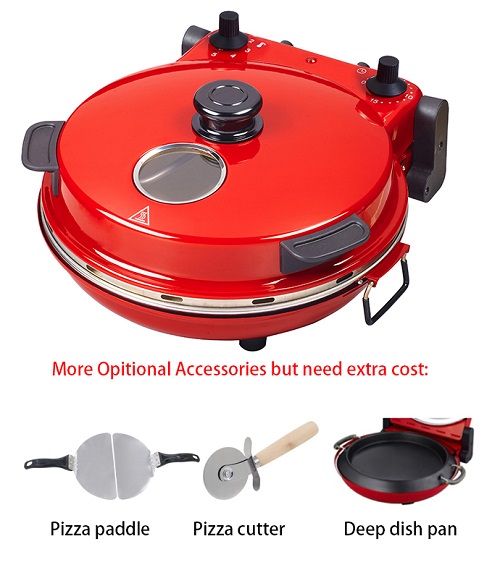 pizza maker with viewing window