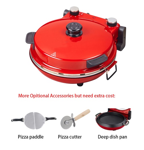 1200W high temperature pizza maker machine
