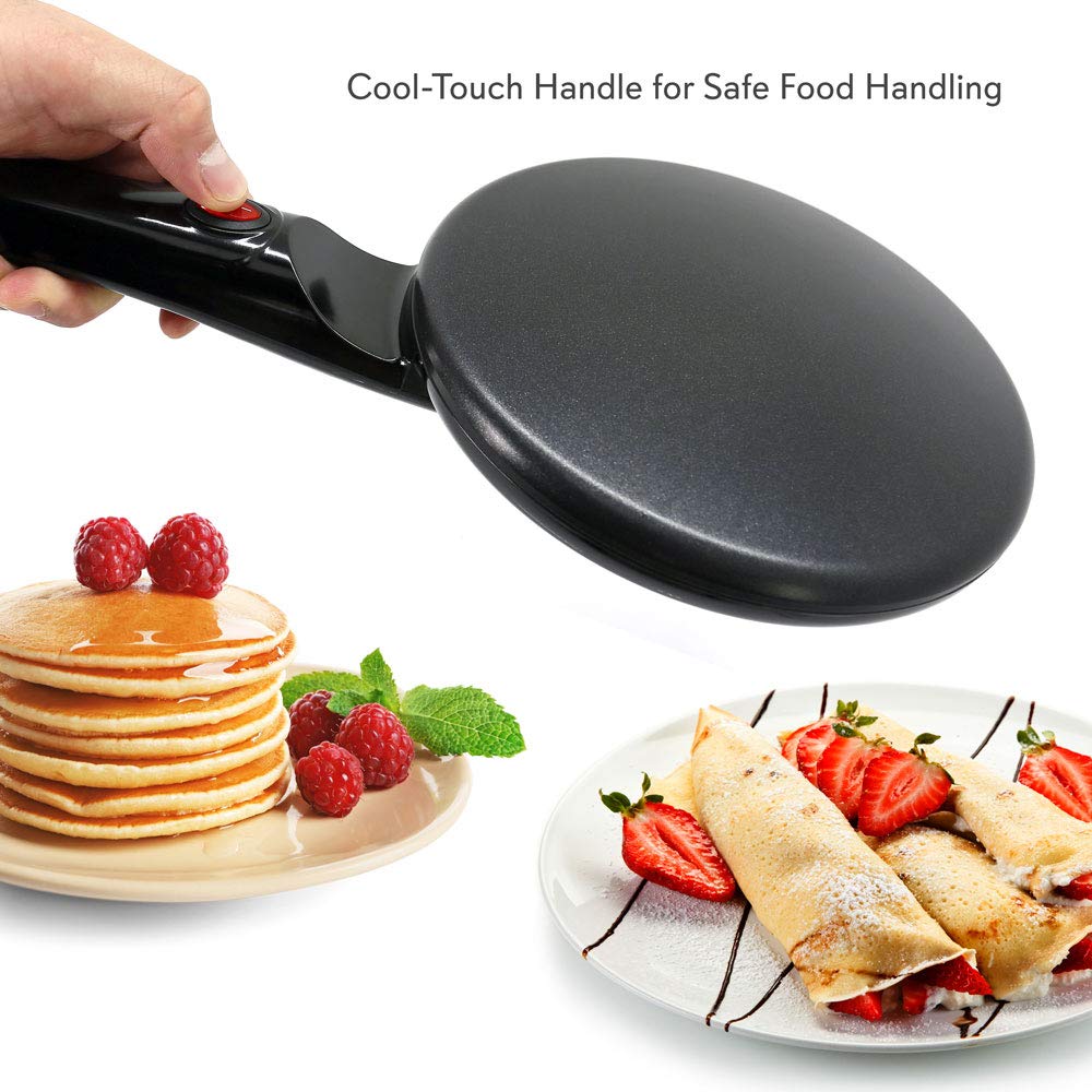 mini round portable crepe maker