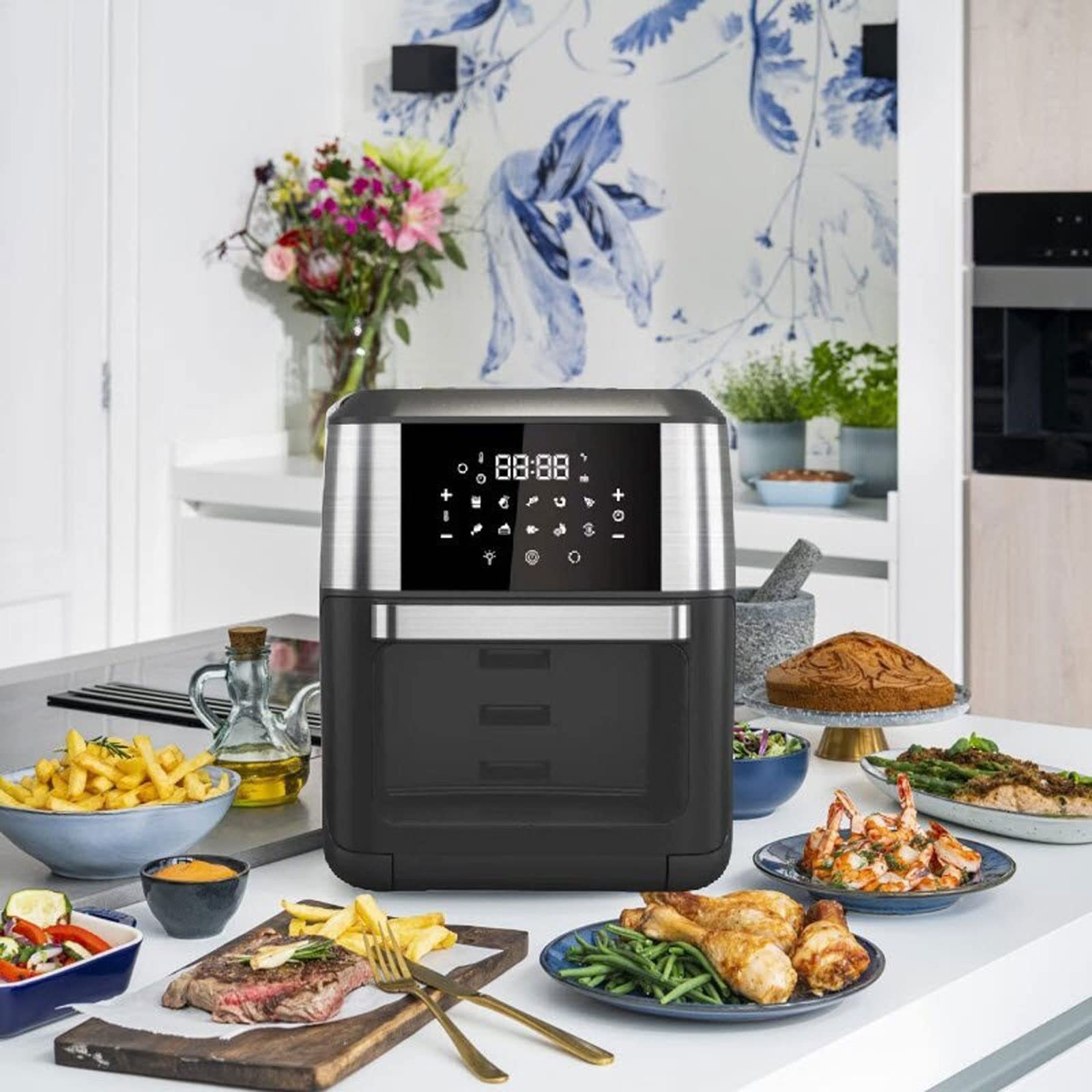 2023 best air fryer toaste oven 8-in-1 Functionality for kitchen use