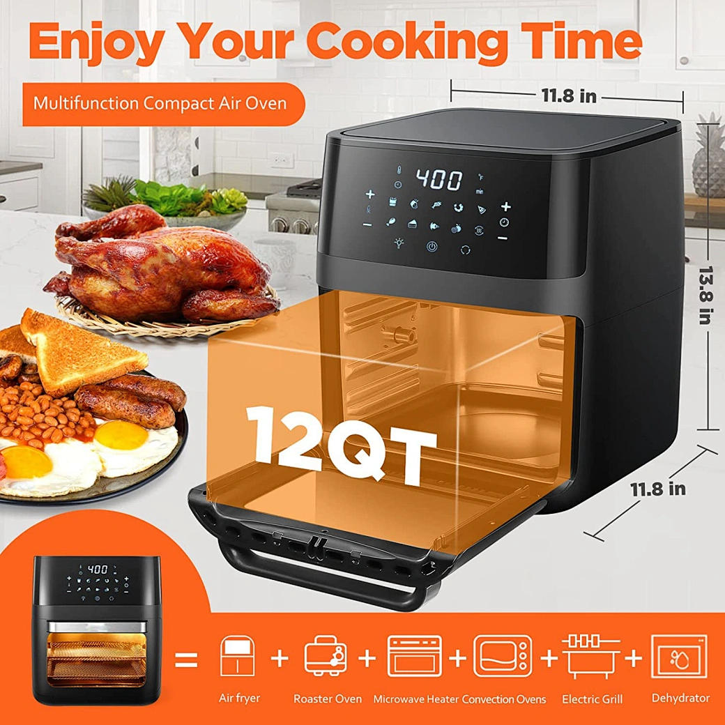 Large Capacity Oilless Hot Air Fryer
