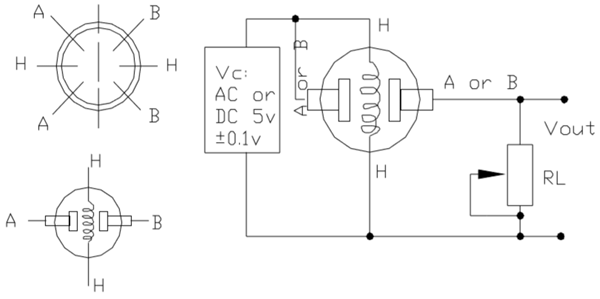 gas sensor module circuit diagram