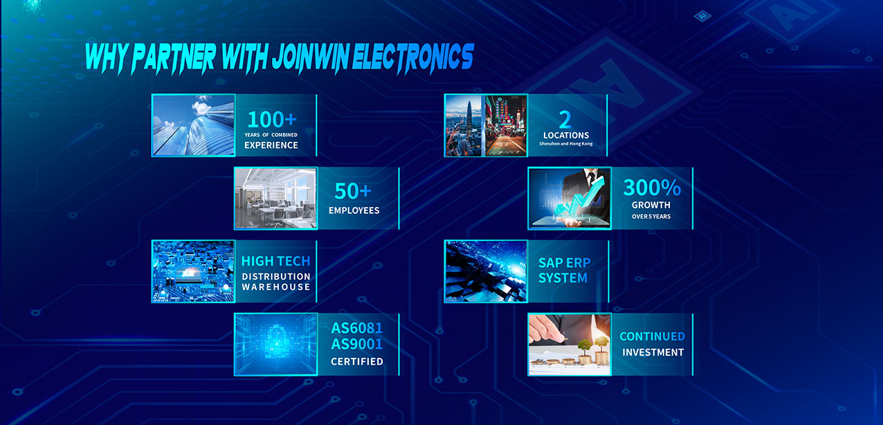 Electronic Components Distributor- Integrated circuits parts| Joinwin,www.joinwinchips.com .millions of parts of hard-to-find sources