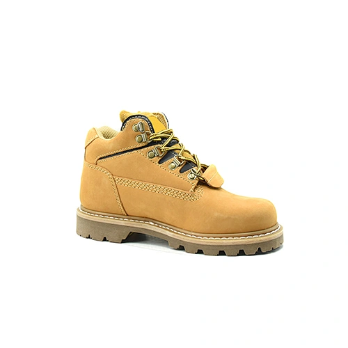 nubuck cow leather Goodyear welt construction Work Boots industrial Unisex's Safety Shoes