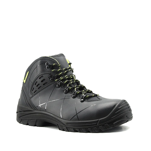Nubuck Double Density PU Outsole Lace-up Puncture Resistant Safety Boots