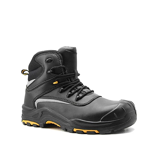 Lace-Up Leather Reflective Outdoor Safety Boots